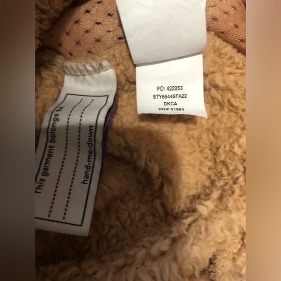 Patagonia Los Gatos Jacket youth girls XL Camel high pile fleece cozy hike - Picture 13 of 13